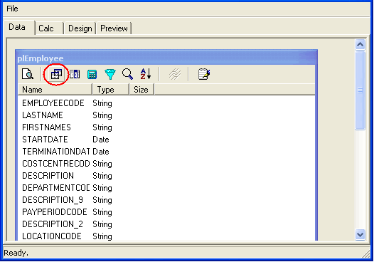 Report Designer - Adding Tables